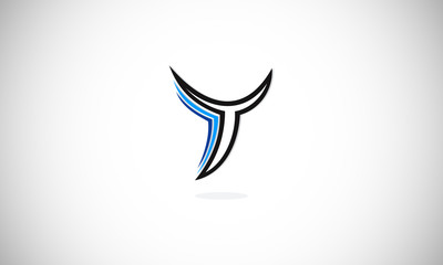 t, logo, vector, letter, font