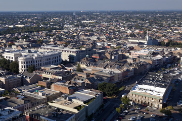 Aerial View of French Quarter, New Orleans