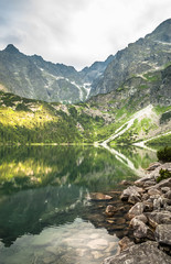 Mountain lake Morskie Oko, Tatra Mountains, Poland © alicja neumiler