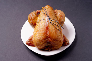 Delicious smoked chicken