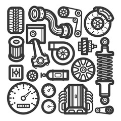Car Part Vector