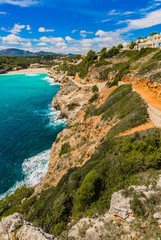 Fototapeta na wymiar Coastline Spain Island Majorca