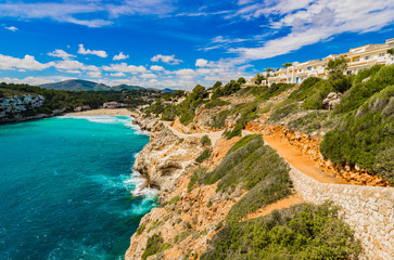 Spain Majorca Coast Bay Mediterranean Sea