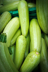 Fresh green zucchini. Zucchini background
