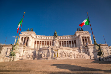 Fototapeta na wymiar Ancient Vittorio Emanuele II, Rome, Italy