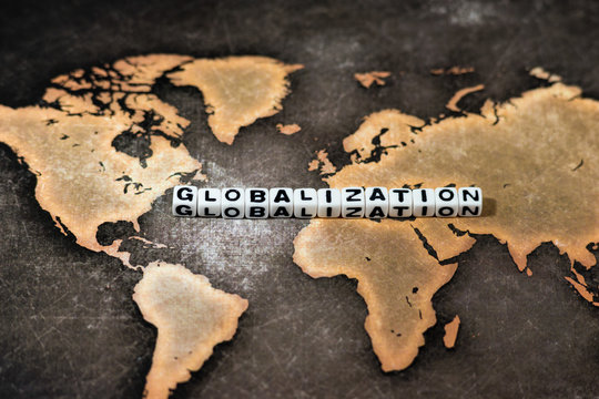 GLOBALIZATION on world map