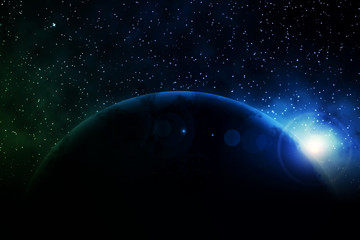 Naklejka premium Planet Abstract Image