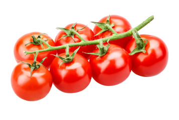 Cherry tomatoes isolated