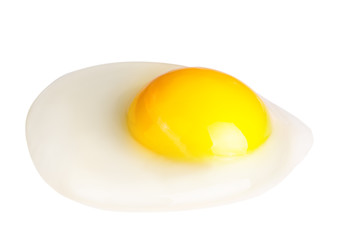 Egg isolated on a white background