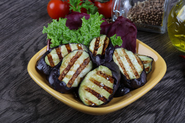 Grilled eggplant