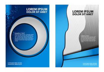 Fototapeta premium Vector Brochure Flyer design Layout template 