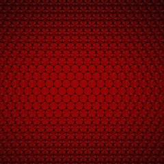 red background with geometry elements