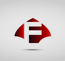 Letter F logo icon design template elements
