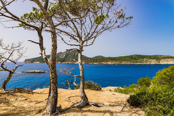 Fototapeta na wymiar Balearen Insel Sa Dragonera vor Mallorca