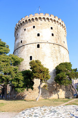 Fototapeta na wymiar The White Tower, Thessaloniki, Greece