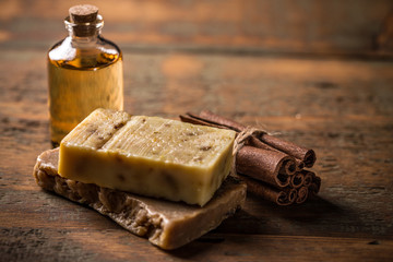 Cold processed handcrafted soap