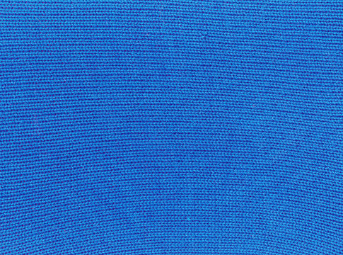 Blue knitting cloth texture.