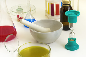 items on a table in a laboratory 11