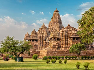 Photo sur Plexiglas Lieu de culte Famous temples of Khajuraho