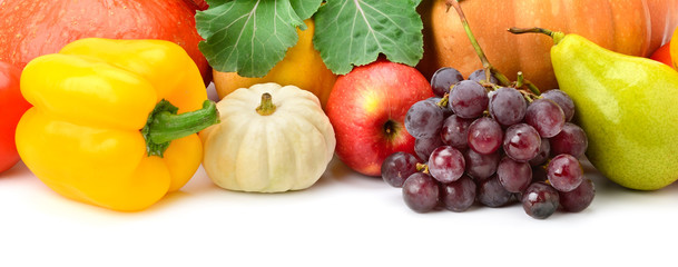 Collection fruit and vegetables