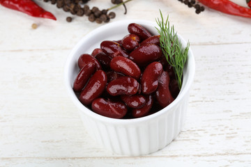 Canned kidney bean