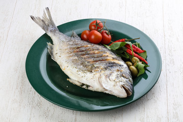 Grilled dorado