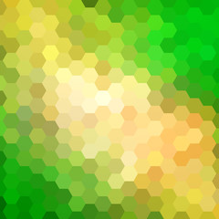 Fototapeta na wymiar Abstract colorful hexagons background