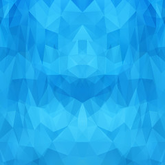 Fototapeta na wymiar Abstract blue triangles background