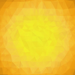 Abstract yellow triangles background