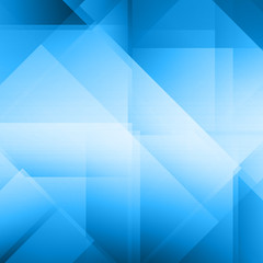 Abstract blue background design with geometric shapes