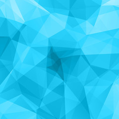 Abstract polygonal blue background
