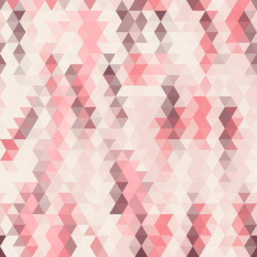 Seamless geometric background pattern of triangles