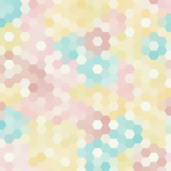 Abstract colorful background of hexagons
