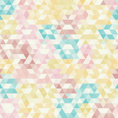 Fototapeta premium Abstract seamless background of triangles