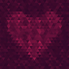 Abstract seamless background of triangles