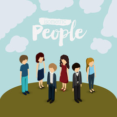 isometric people design 