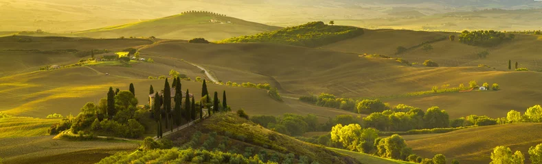 Keuken foto achterwand Toscane mooie ochtend in Toscane
