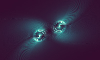 Abstract wallpaper. Abstract fractal. Fractal art background for creative design. Decoration for wallpaper desktop, poster, cover booklet, card. Psychedelic. Print for clothes, t-shirt.