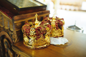Fototapeta na wymiar Wedding Crowns