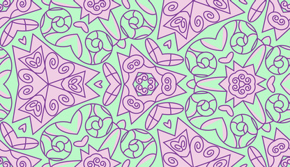 Fototapeta premium geometric seamless pattern
