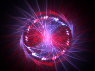 Abstract wallpaper. Abstract fractal. Fractal art background for creative design. Decoration for wallpaper desktop, poster, cover booklet, card. Psychedelic. Print for clothes, t-shirt.