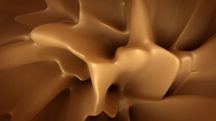 Caramel, Chocolate background with plane