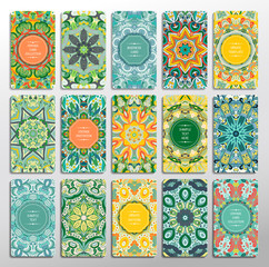 Business card. Vintage decorative elements. Hand drawn background. Islam, Arabic, Indian, ottoman motifs.