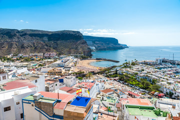 Fototapeta na wymiar Beautiful City Puerto Mogan in Gran Canaria - Spain