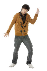 Naklejka premium image of a man dancing