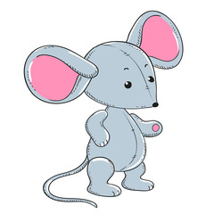 Little mouse soft toy plush