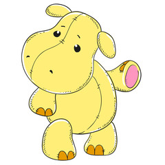 Cute Hippo soft toy