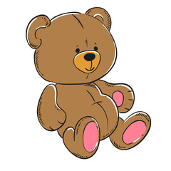 Teddy bear soft toy