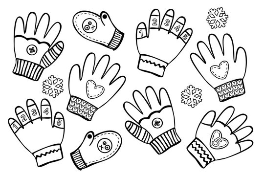 Finde den Handschuh ohne Paar!