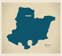 Modern Map - Bomi LR